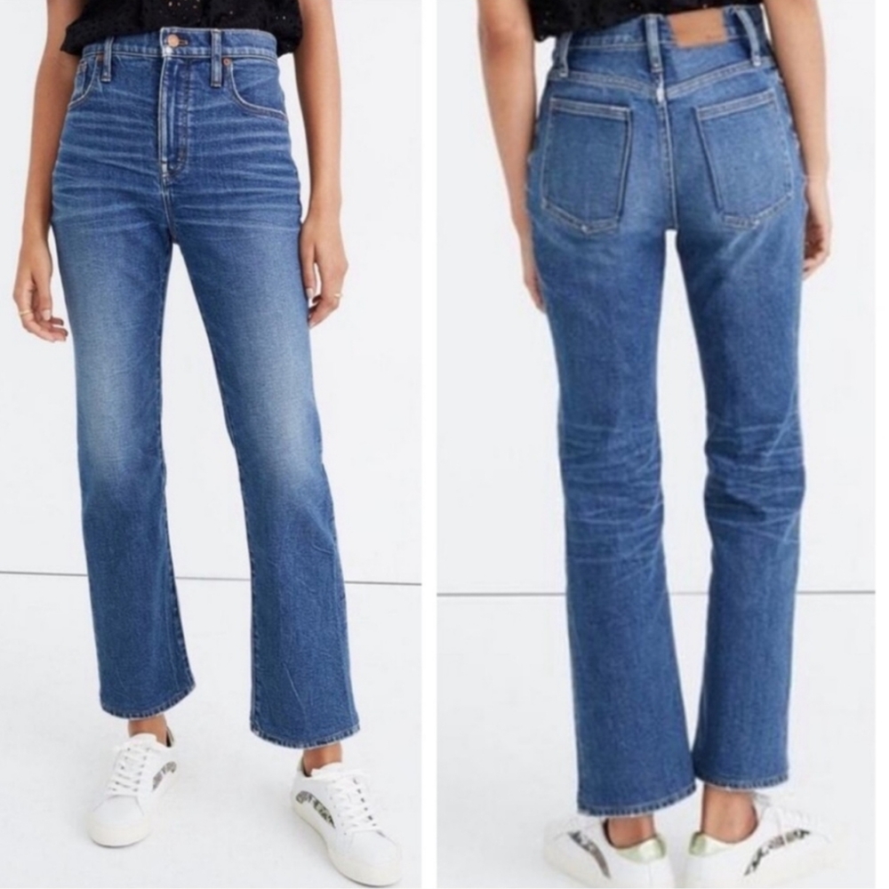 Madewell Women's Boot Cut Jeans - Blue